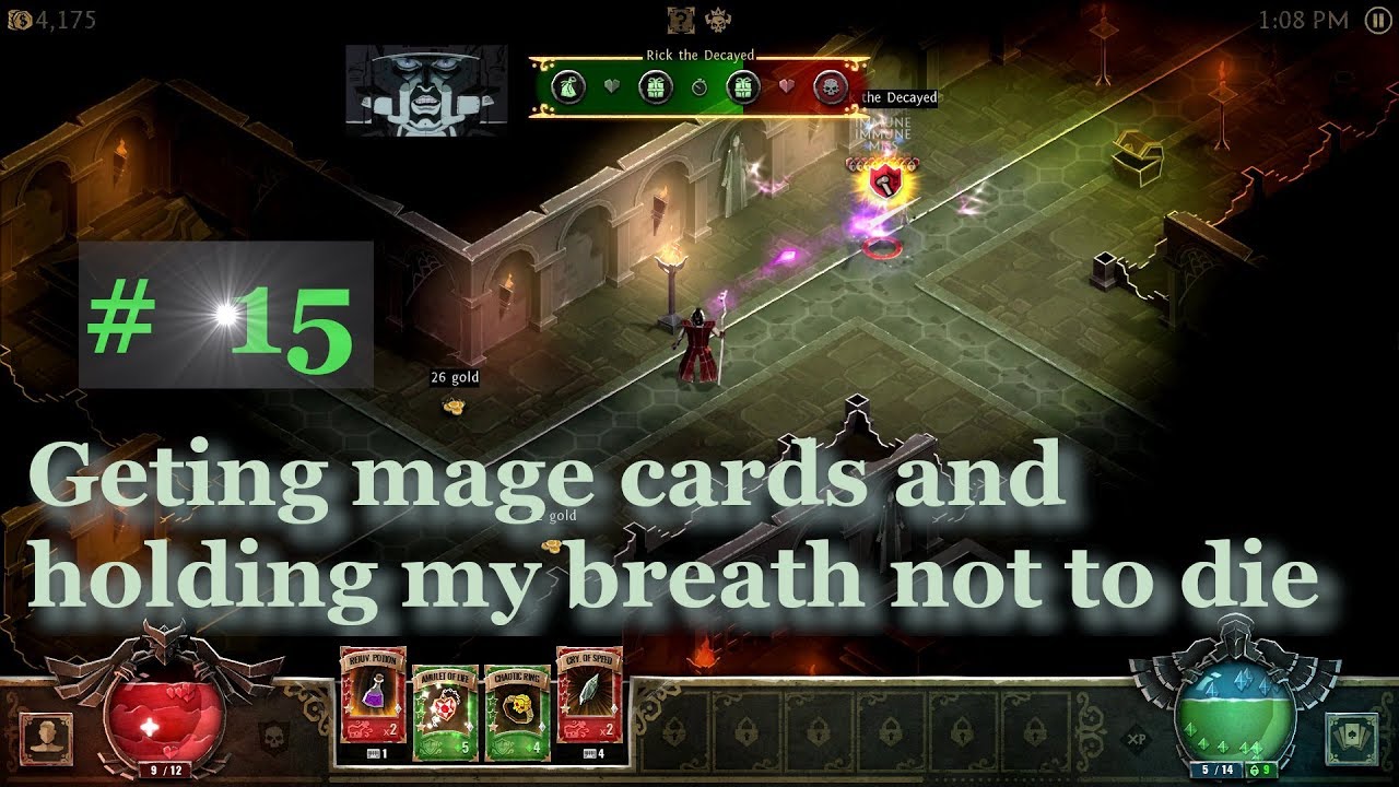 Book of Demons Mage tactics and cards in the first levels  # 15
