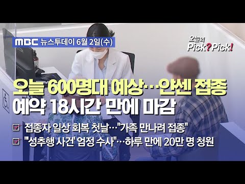 [투데이 Pick? Pick!] 오늘 600명대 예상…얀센 접종 예약 18시간 만에 마감 (2021.06.02)