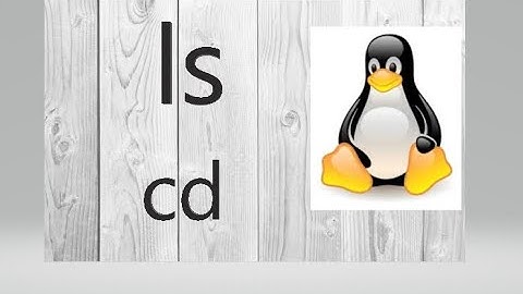 Linux bdarija -- presentation  commande ls/cd