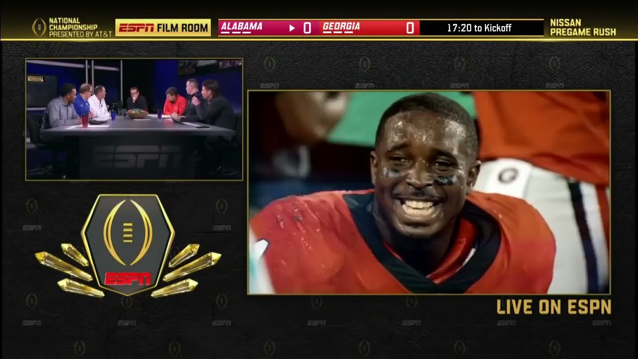 (2017 - 2018) Alabama vs Georgia Coaches Film Room National Championship