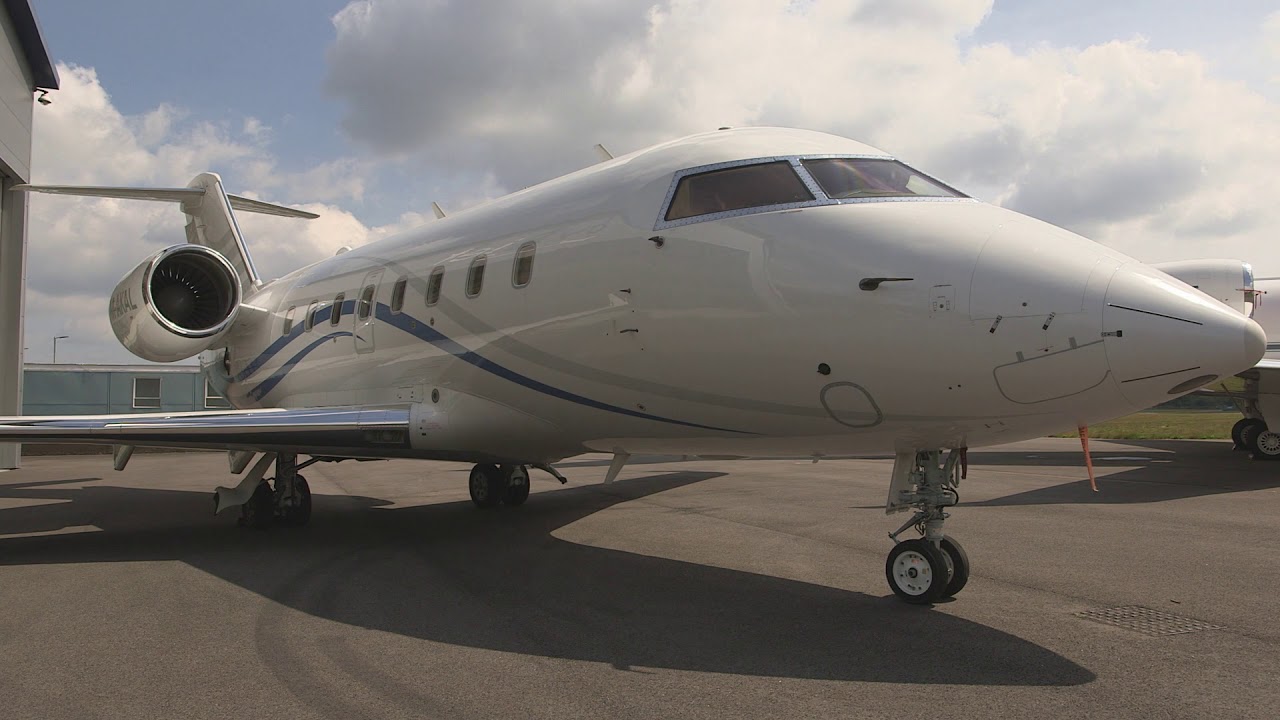 Bombardier Challenger C604XT with Collins Fusion Cockpit - YouTube