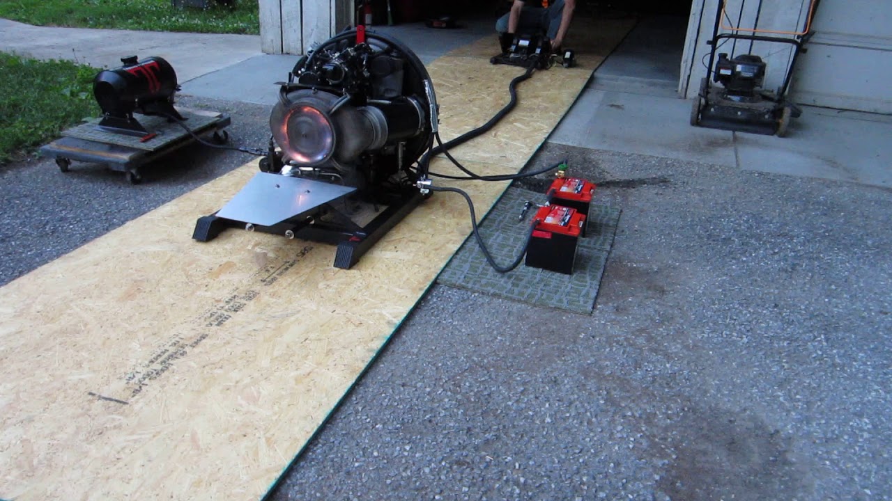 Batmobile Jet Engine Testing