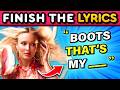FINISH THE LYRICS Trending TikTok Songs 2026 Music Quiz 2026