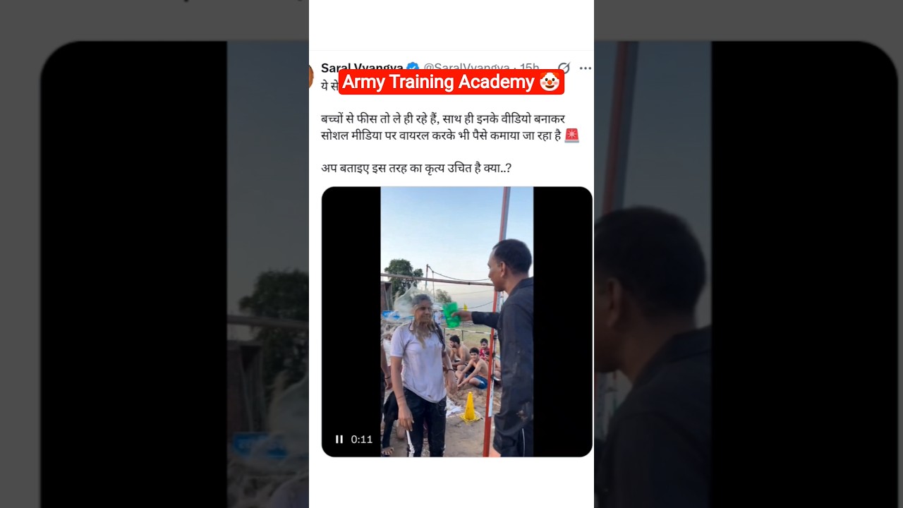 Fake Army Training Academy Exposed 🤡😱  Girls Army Training 