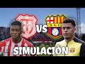 TÉCNICO U. VS BARCELONA SC|SIMULACIÓN DE PES 2021