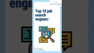 TOP 10 JOB SEARCH ENGINES! #shorts TOP 10 JOB SEARCH ENGINES! #shorts