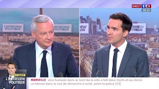 Crise de l'énergie en Europe : Bruno Le Maire, invité d'Adrien Gindre sur LCI