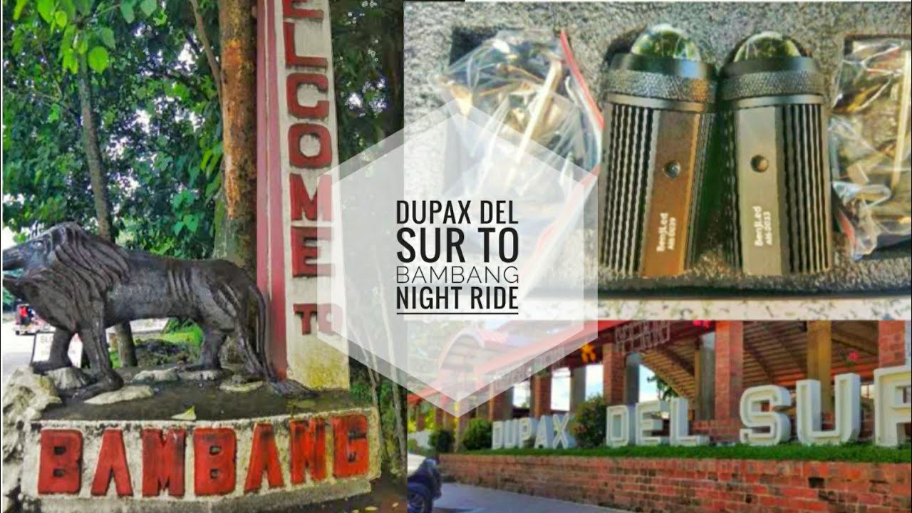 Dupax del sur to Bambang |Night Ride| Sniper 150 | BenjLED Mini drive light