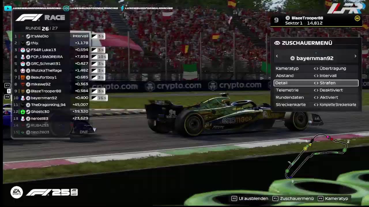 Winterleague Race 3 Monza Reverse Grid