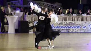 05.02.2020 Абдрахманов Рустам - Федорик Алена, Quickstep, Чемпионат Москвы 2020