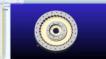 Cycloidal gearbox non-linear simulation in MSC ADAMS