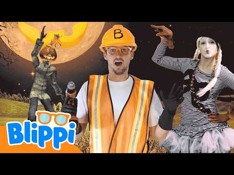 Halloween Time 🧟‍♂️👻 BLIPPI MARATHON! 🔵 Educational Videos in English