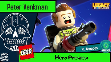Lego Legacy Heroes Unboxed- Hero Preview- Peter Venkman