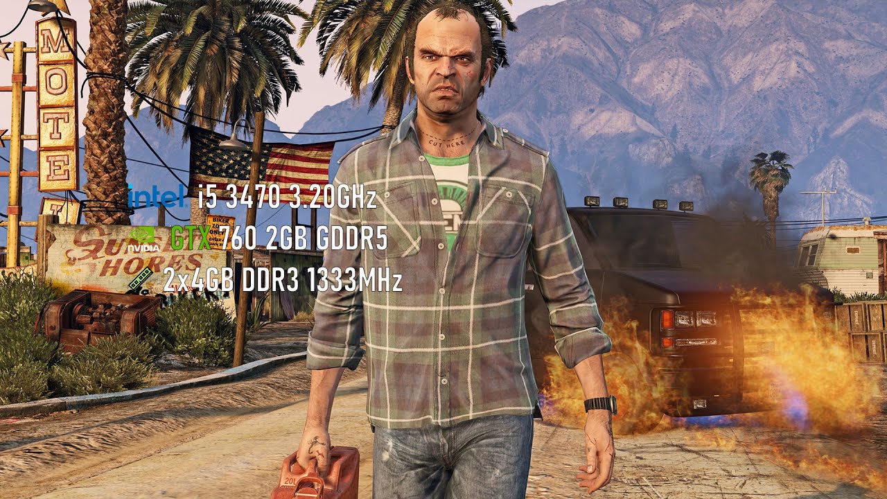GTX 760 & i5 3470 | GTA V Test in 2025 - YouTube