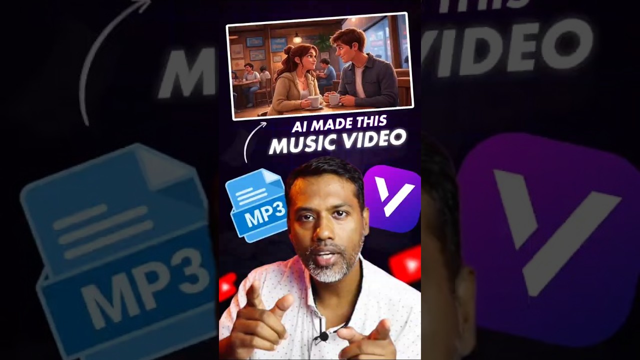 Turn Any Song into a Stunning Music Video with AI! (No Editing Needed) 