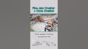 River pebble crushing production line
