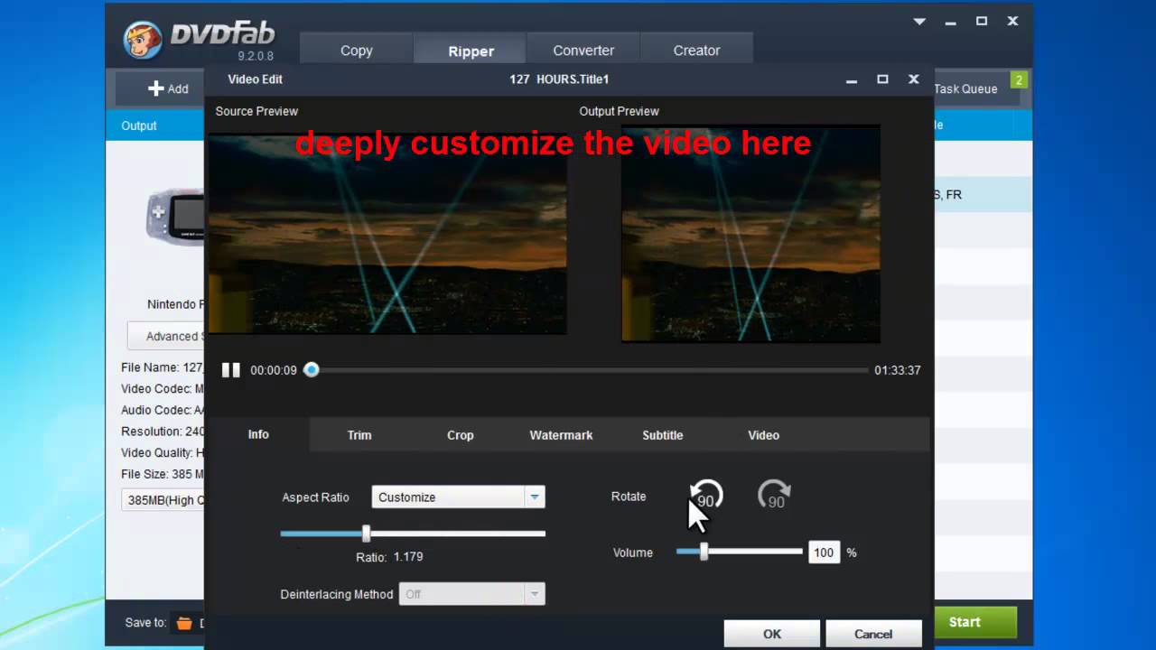 How to rip DVD to PVP?