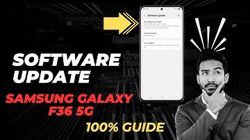 How To Software Update On Samsung Galaxy F36 5G – Step by Step Guide 2025!