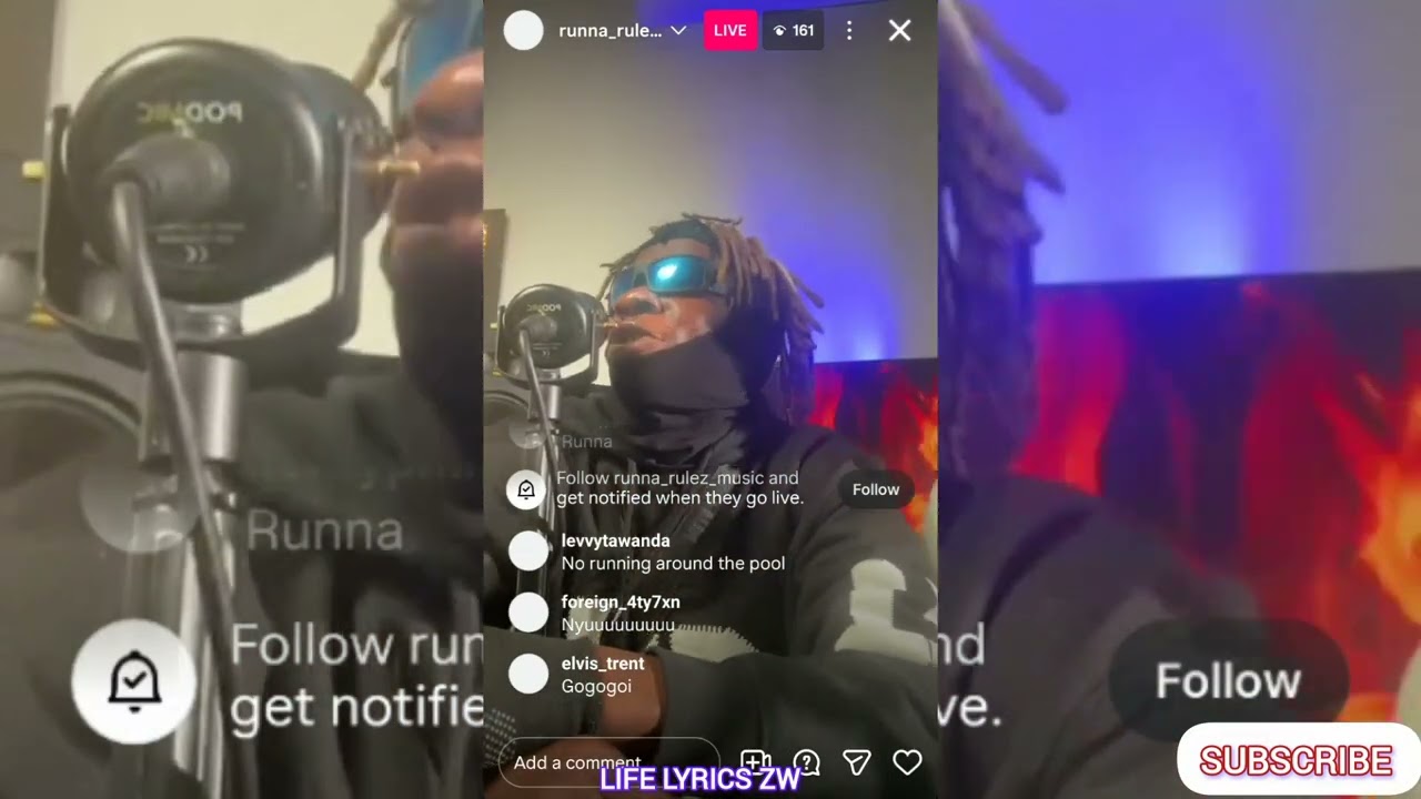 Runna rulez - Around ( unreleased son live on Instagram ) 