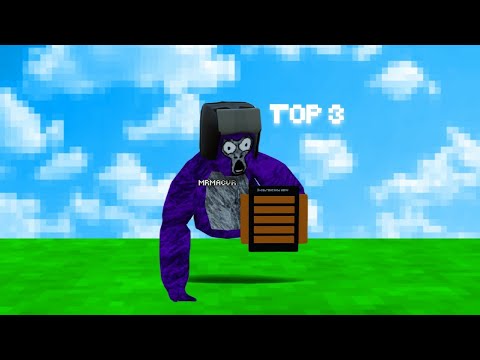 THE TOP THREE BEST GORILLA TAG FAN GAMES
