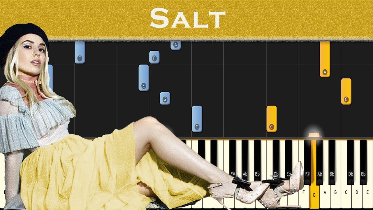 Ava Max - Salt | Piano tutorial