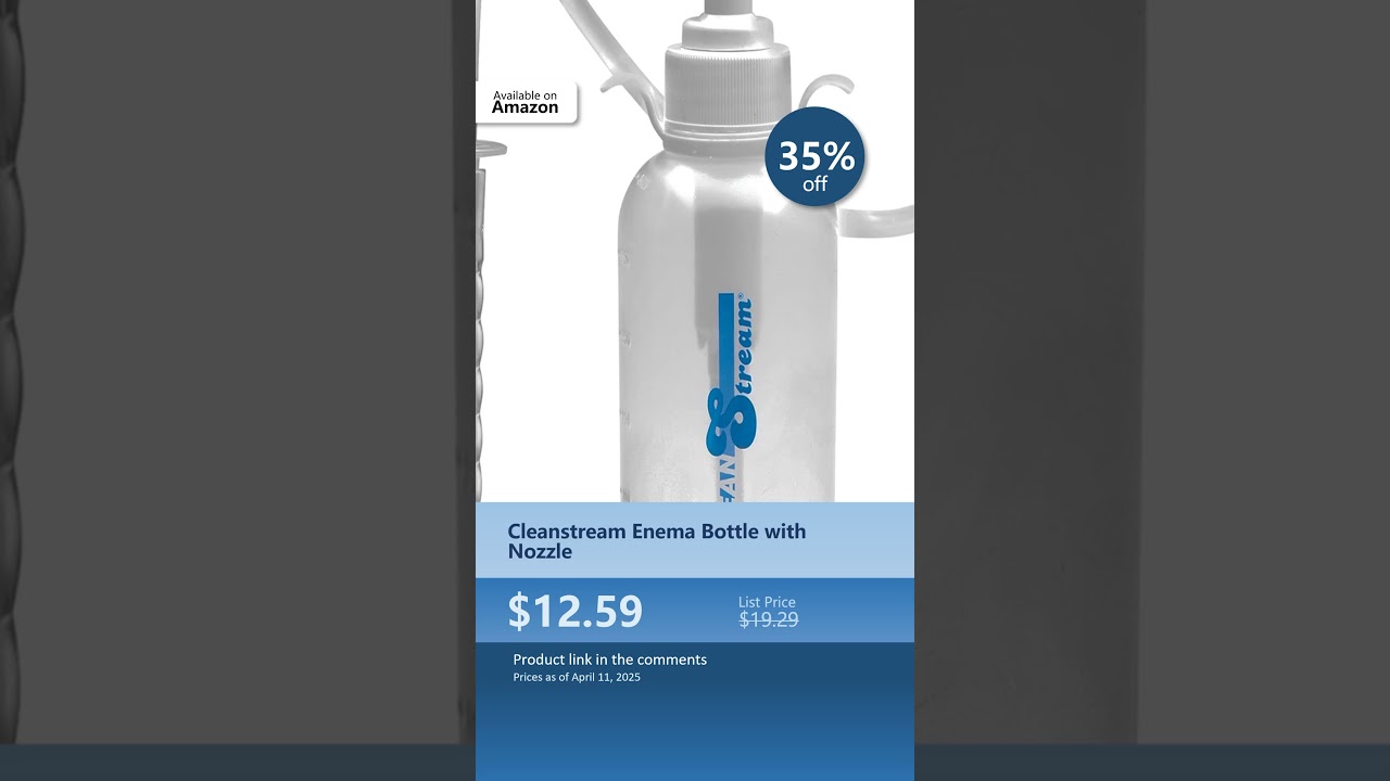 Cleanstream Enema Bottle with Nozzle