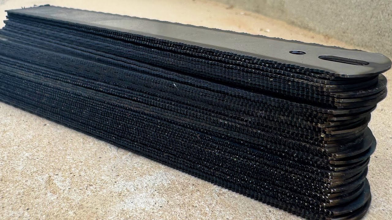 DIY Damascus: Forging a Knife from Double-Sided Hack Saw Blade