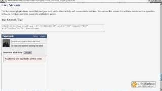 The Facebook Livestream Social Plugin screenshot 4