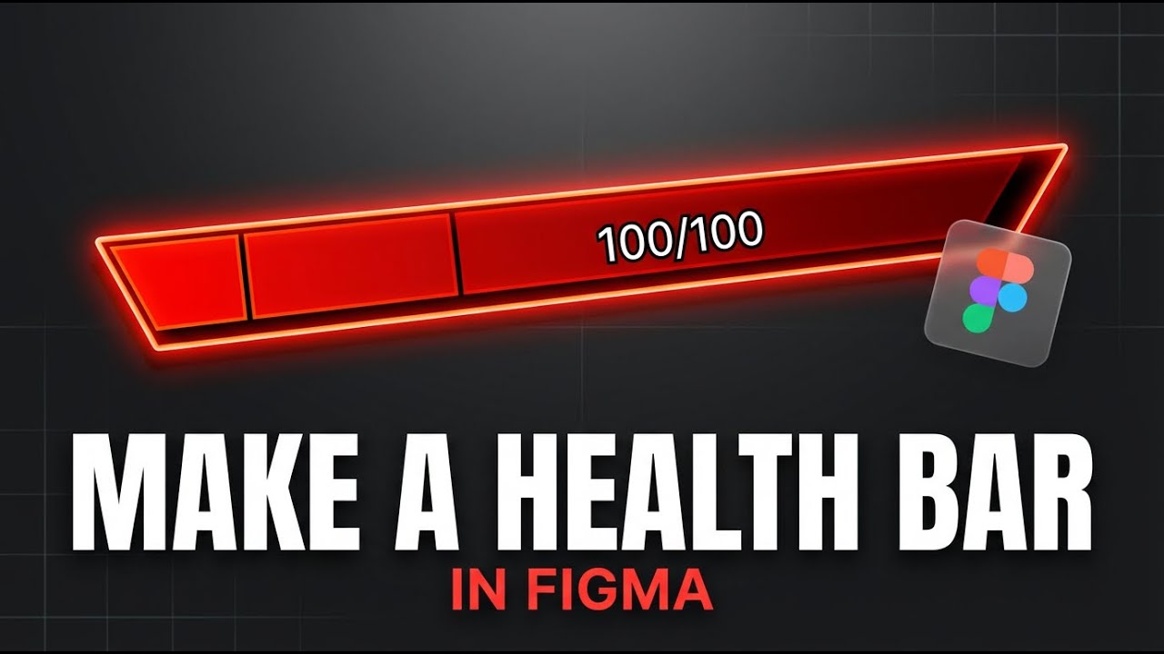 How To Make A Heath Bar GUI In FIgma For Roblox Studio 