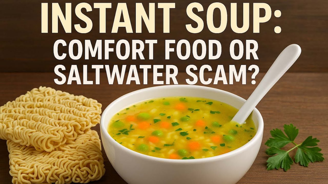 Instant Soup: Comfort Food or Saltwater Scam?