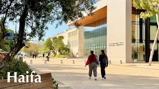 Haifa Israel City Walk 4K 60 fps | Technion — Ecological Garden | Walking Tour No Commentary