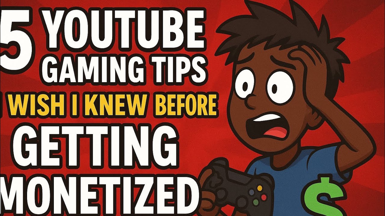 🚨5 YouTube Gaming Tips I Wish I Knew Before Getting Monetized 🚨 - YouTube