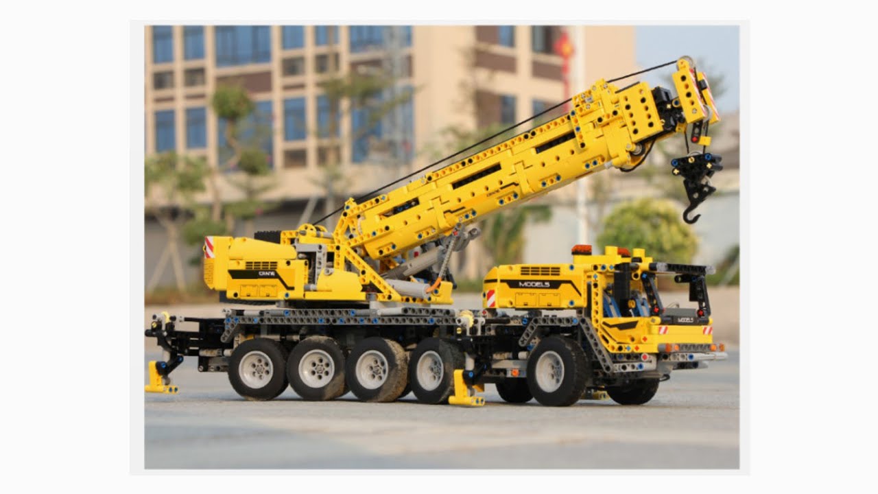 Technic App RC Motor Power Mobile Crane Mk II Compatible Lepin Technic 42009 20004 Building Blocks