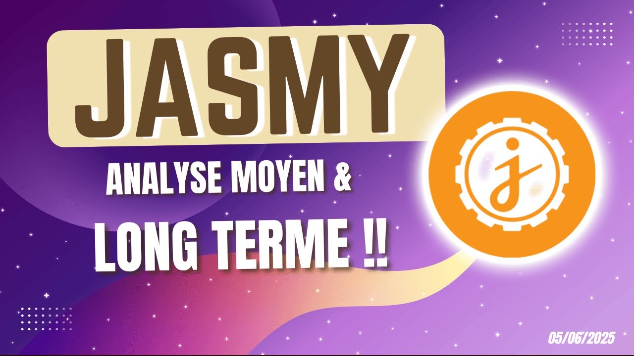 JASMY : ANALYSE MOYEN ET LONG TERME SUR CETTE CRYPTO 🔥