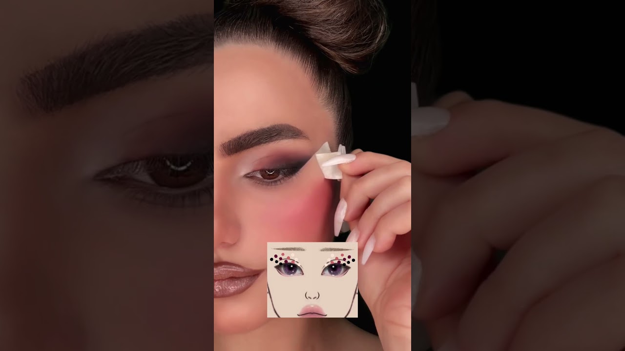 ASMR _ eyeshadow hack 🖤✨