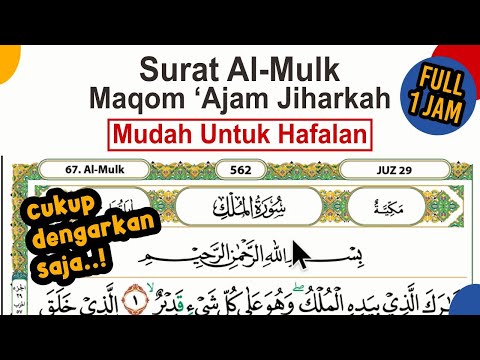 Belajar Surah Al Mulk Maqam Ajam Full 1 Jam Shidqi Abu Usamah 