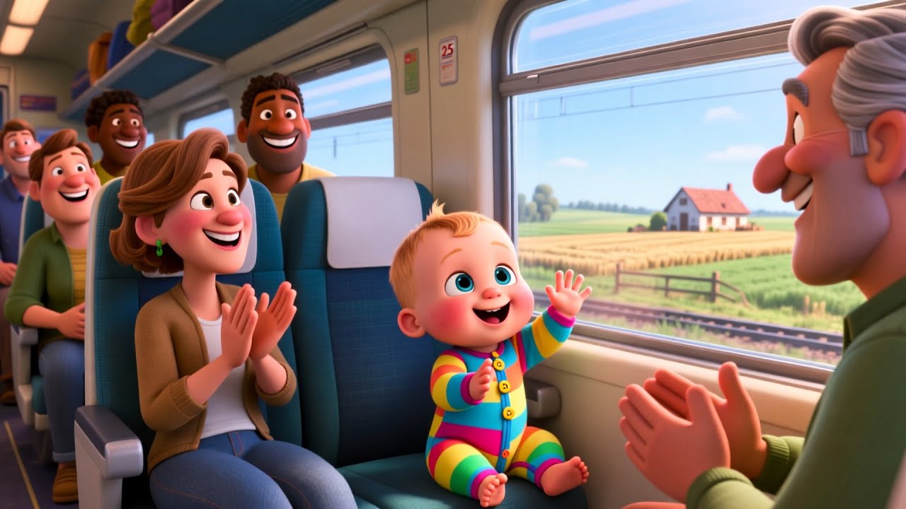 Choo Choo Train Song 🚂🎶 | Fun Learning Song for Kids | Preschool Transportation Video