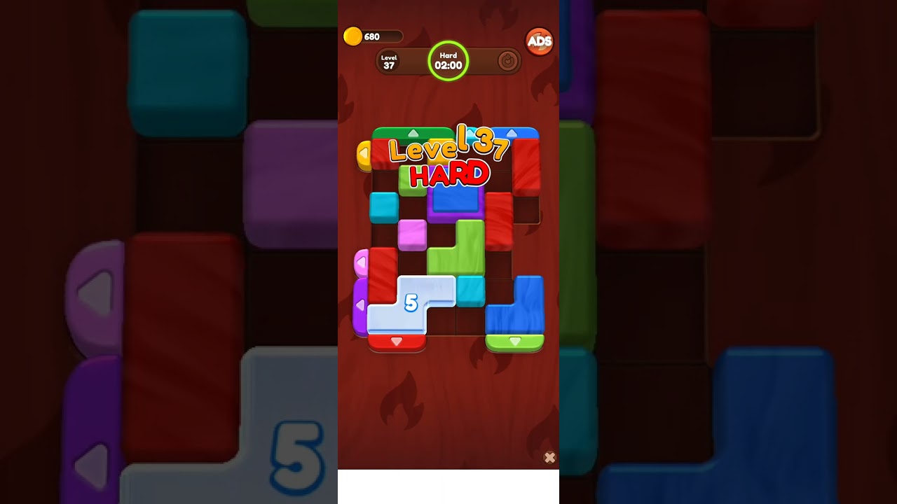 Color Wood Jam level 36, 37 Walkthrough Solution 