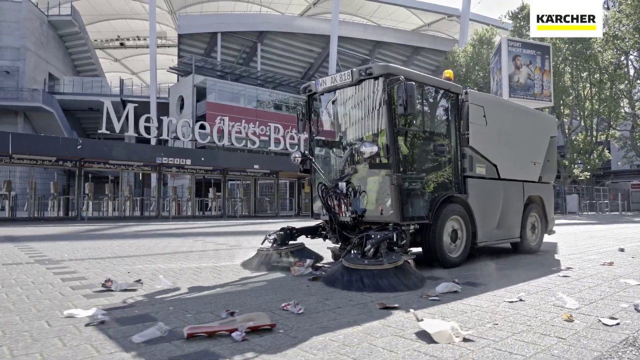 Kärcher MC 250: Ekologiczna i Wydajna Zamiatarka Komunalna dla Twojego Miasta 🍃🏙️