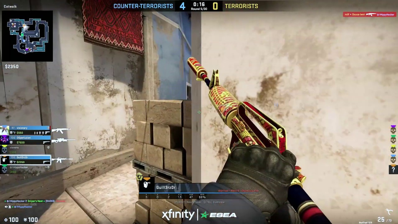 When your nades are 100 but your gamesense is 0.