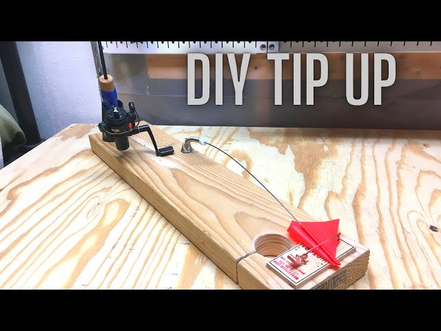 DIY iFishPro Style Tip-up Build (Quick, Cheap and Easy Homemade Tip Up) 