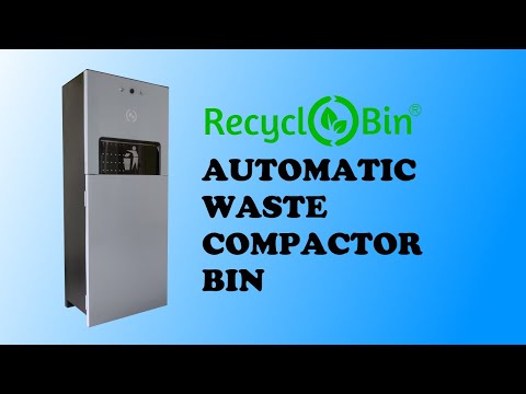 RecycloBin - Smart Waste Compactor Bin (www.recyclobin.com) - video from RecycloBin