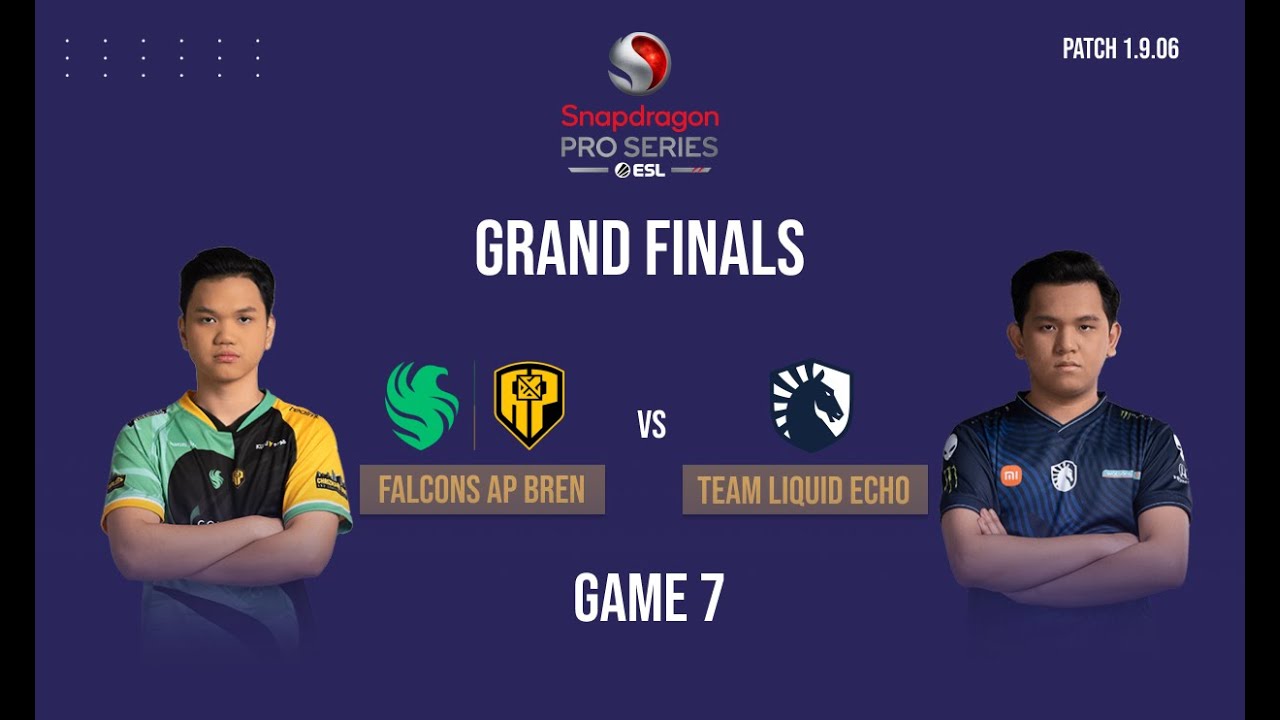 TEAM LIQUID ECHO vs FALCONS AP BREN GAME 7 GRANDFINALS | SNAPDRAGON PRO SERIES ESL 2024