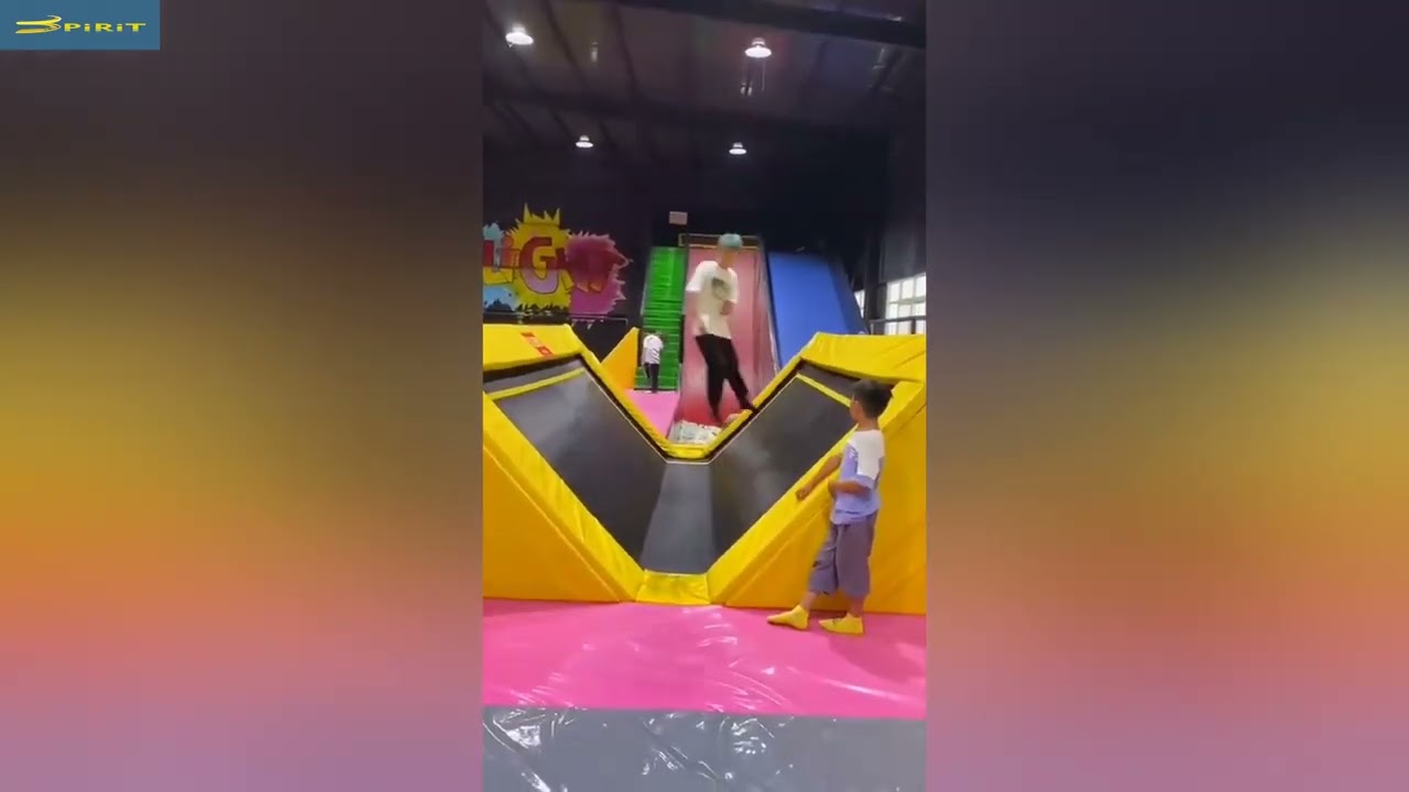 Indoor Amusement Park Supplier,kids play area gymnastics big trampoline equipment for sale