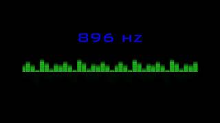 ⒽⓏ| 896 hz Pure Tone Frequency| NO Music , For Meditation, Testing. Black Screen