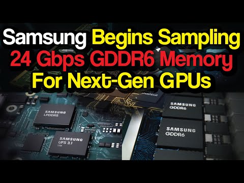 Samsung 24 Gbps GDDR6 Memory For Next-Gen GPUs | Microns GDDR6X memory | GDDR6X vs GDDR6