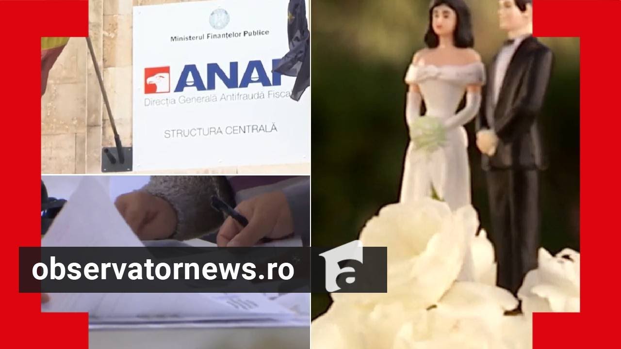 Expert fiscal, despre controalele ANAF la nunţi: "Multă muncă, bani puțini. E evaziune mică"