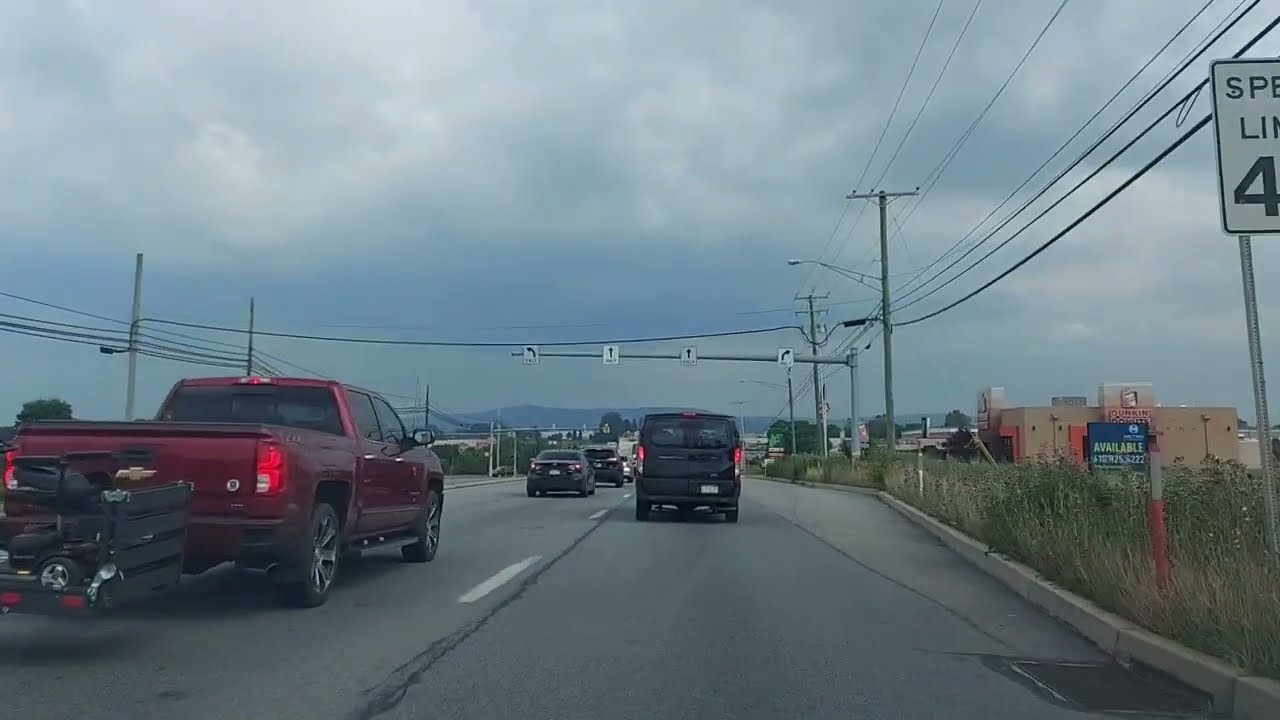 Driving from Shoemakersville to East Earl, Pennsylvania