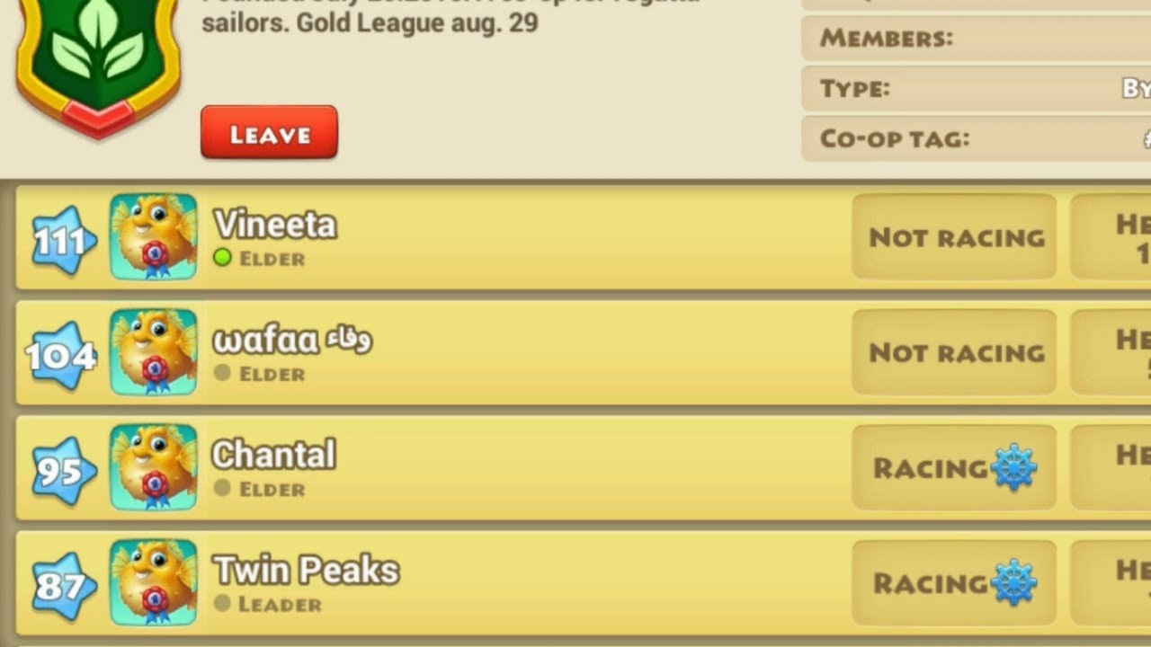 TOWNSHIP MY CORAL REEF FISHING CO-OP !!!!!