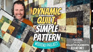Hyde Park Quilt Kit Using Tim Holtz Abandoned Fabric (Full Tutorial!)